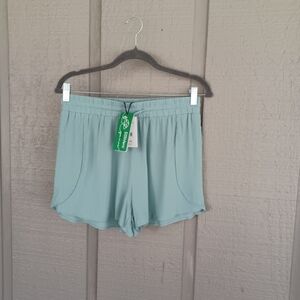 Noize Magnolia Pull On Short Size S Womens High Rise Elastic Drawstring In Surf